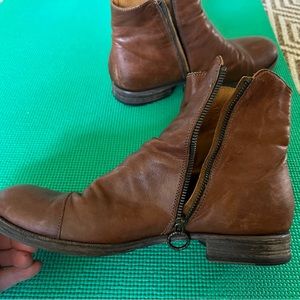 Men’s Brown Saddle Leather Fiorentini and Baker Boots - size 10/43